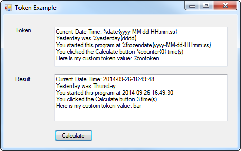 Token Example