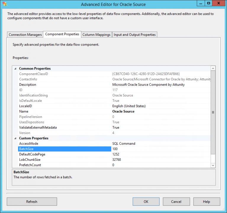 Improve Attunity Driver Performance When Extracting Millions Of Rows