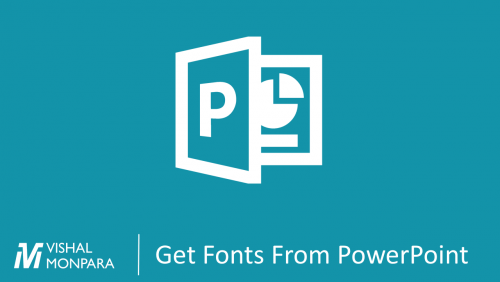 PowerPoint Get Fonts